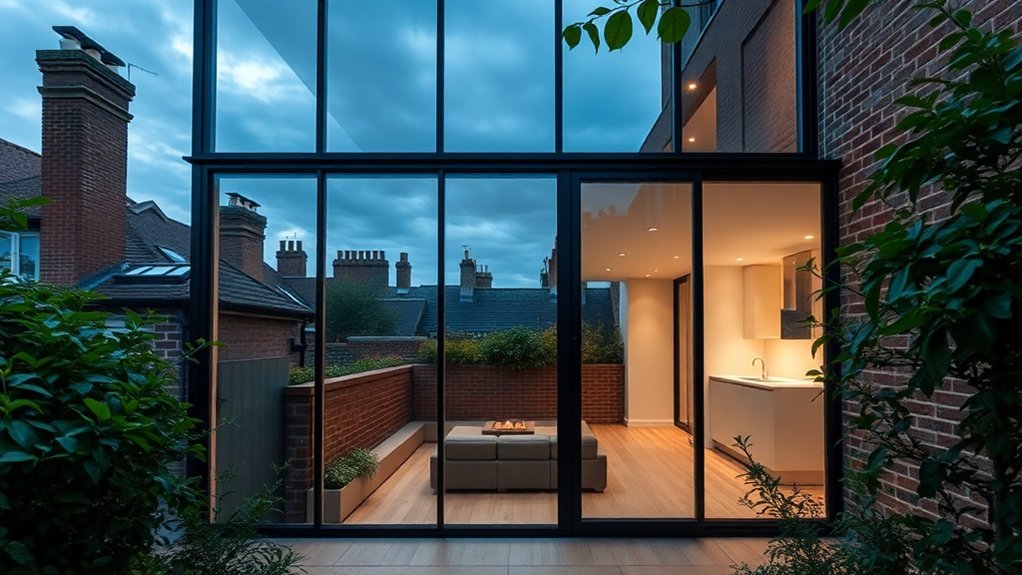 Glass Extension Walls Bermondsey