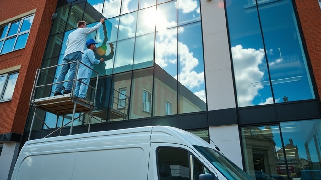 Glazier in Butlers Wharf